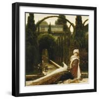 Moorish Garden; a Dream of Granada-Frederick Leighton-Framed Giclee Print