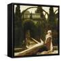 Moorish Garden; a Dream of Granada-Frederick Leighton-Framed Stretched Canvas