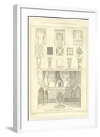 Moorish Hall and Arabesque-Richard Brown-Framed Art Print