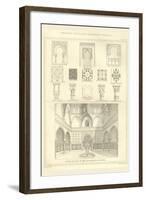 Moorish Hall and Arabesque-Richard Brown-Framed Art Print