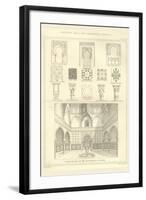 Moorish Hall and Arabesque-Richard Brown-Framed Art Print