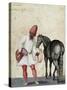 Moorish Knight and Horse-Jacopo Ligozzi-Stretched Canvas