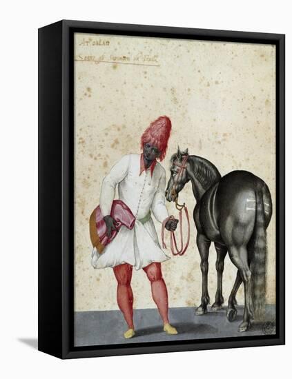 Moorish Knight and Horse-Jacopo Ligozzi-Framed Stretched Canvas