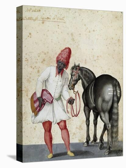 Moorish Knight and Horse-Jacopo Ligozzi-Stretched Canvas