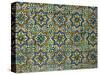 Moorish Mosaic Azulejos (ceramic tiles), Casa de Pilatos Palace, Sevilla, Spain-Merrill Images-Stretched Canvas