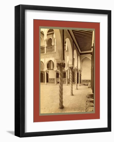 Moorish Palace, Algiers-Etienne & Louis Antonin Neurdein-Framed Giclee Print