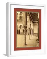 Moorish Palace, Algiers-Etienne & Louis Antonin Neurdein-Framed Giclee Print