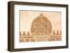 Moorish Plasterwork from inside the Alhambra Palace in Granada-Lotsostock-Framed Photographic Print