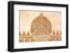 Moorish Plasterwork from inside the Alhambra Palace in Granada-Lotsostock-Framed Photographic Print