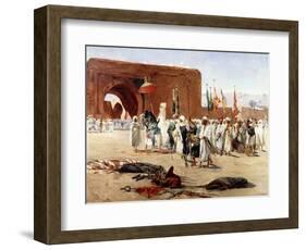 Moorish Procession-Jean Joseph Benjamin Constant-Framed Giclee Print