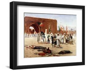 Moorish Procession-Jean Joseph Benjamin Constant-Framed Giclee Print