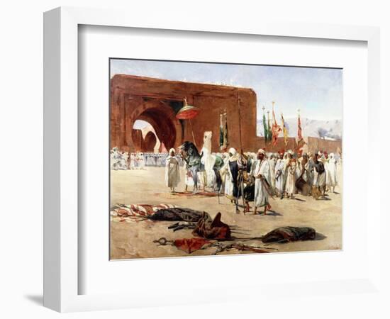 Moorish Procession-Jean Joseph Benjamin Constant-Framed Giclee Print