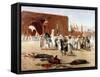 Moorish Procession-Jean Joseph Benjamin Constant-Framed Stretched Canvas