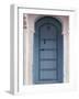 Moorish-styled Blue Door and Whitewashed Home, Morocco-Merrill Images-Framed Photographic Print
