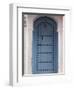 Moorish-styled Blue Door and Whitewashed Home, Morocco-Merrill Images-Framed Photographic Print