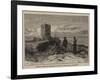 Moorish Tower at Gibraltar, Station of the Eclipse Expedition-null-Framed Giclee Print