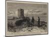 Moorish Tower at Gibraltar, Station of the Eclipse Expedition-null-Mounted Giclee Print
