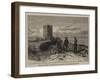 Moorish Tower at Gibraltar, Station of the Eclipse Expedition-null-Framed Giclee Print