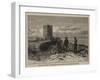 Moorish Tower at Gibraltar, Station of the Eclipse Expedition-null-Framed Giclee Print