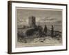 Moorish Tower at Gibraltar, Station of the Eclipse Expedition-null-Framed Giclee Print