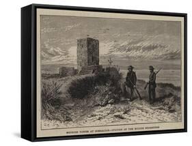 Moorish Tower at Gibraltar, Station of the Eclipse Expedition-null-Framed Stretched Canvas