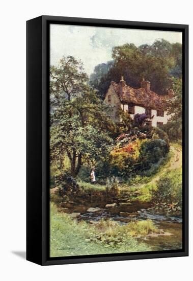 Moorland Cottage-Ernest W Haslehust-Framed Stretched Canvas