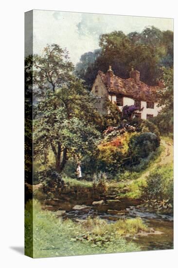 Moorland Cottage-Ernest W Haslehust-Stretched Canvas