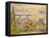 Moorland Cottage-Joan Thewsey-Framed Stretched Canvas