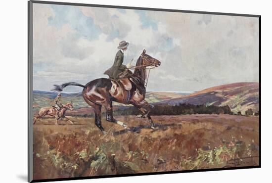 Moorland Gallup-Lionel Edwards-Mounted Premium Giclee Print