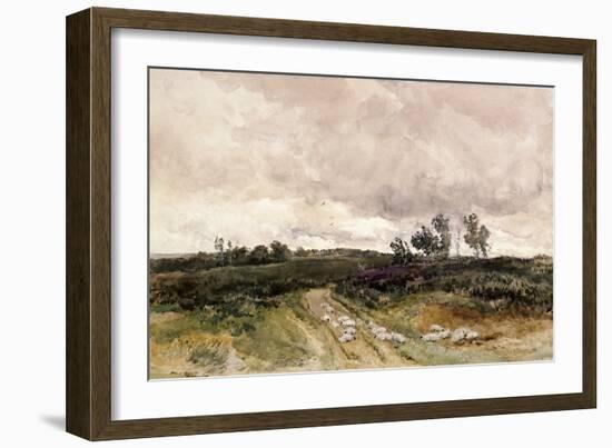 Moorland Scene, 1878-Thomas Collier-Framed Giclee Print