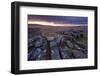 Moorland View at Belstone with Granite Outcrops, Near Okehampton, Dartmoor Np, Devon, England, UK-Ross Hoddinott-Framed Photographic Print