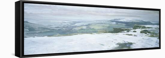 Moorland - Winter, C.2002-Charles E. Hardaker-Framed Stretched Canvas