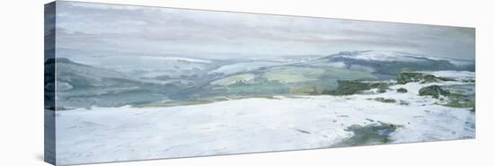 Moorland - Winter, C.2002-Charles E. Hardaker-Stretched Canvas
