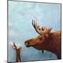 Moose and Rabbit-Lucia Stewart-Mounted Art Print