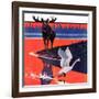 "Moose and White Goose,"March 23, 1935-Jacob Bates Abbott-Framed Giclee Print