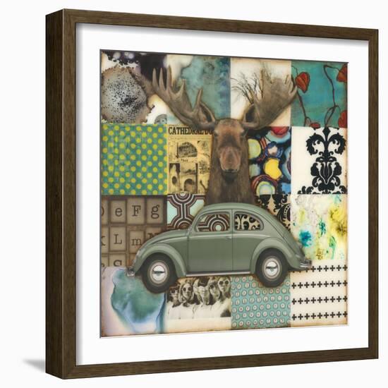 Moose Bug-Laura Van Horne-Framed Art Print