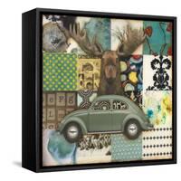 Moose Bug-Laura Van Horne-Framed Stretched Canvas