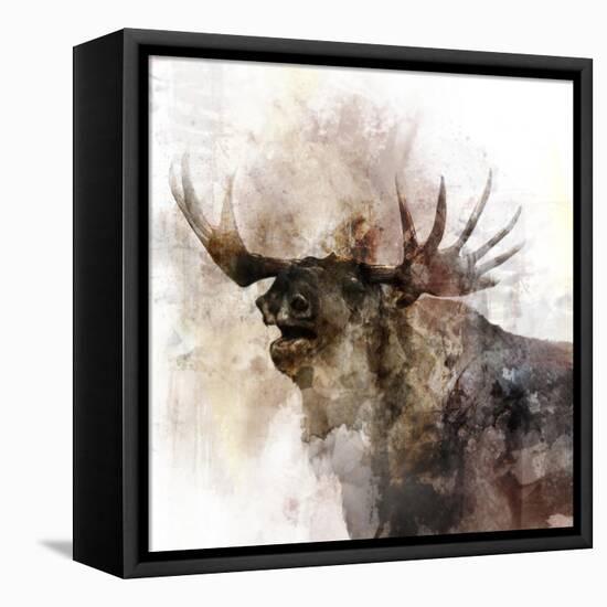 Moose Call-Ken Roko-Framed Stretched Canvas