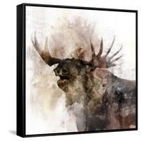 Moose Call-Ken Roko-Framed Stretched Canvas