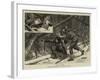 Moose-Creeping in Nova Scotia-null-Framed Giclee Print