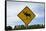 Moose Crossing Sign-Paul Souders-Framed Stretched Canvas