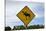 Moose Crossing Sign-Paul Souders-Stretched Canvas