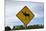 Moose Crossing Sign-Paul Souders-Mounted Photographic Print