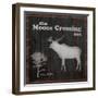 Moose Crossing-Lauren Gibbons-Framed Art Print