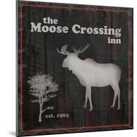 Moose Crossing-Lauren Gibbons-Mounted Art Print