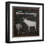 Moose Crossing-Lauren Gibbons-Framed Art Print