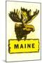 Moose Head, Maine-null-Mounted Art Print