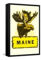 Moose Head, Maine-null-Framed Stretched Canvas