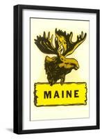 Moose Head, Maine-null-Framed Art Print