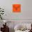 Moose Head Orange Mesh-Lisa Kroll-Art Print displayed on a wall